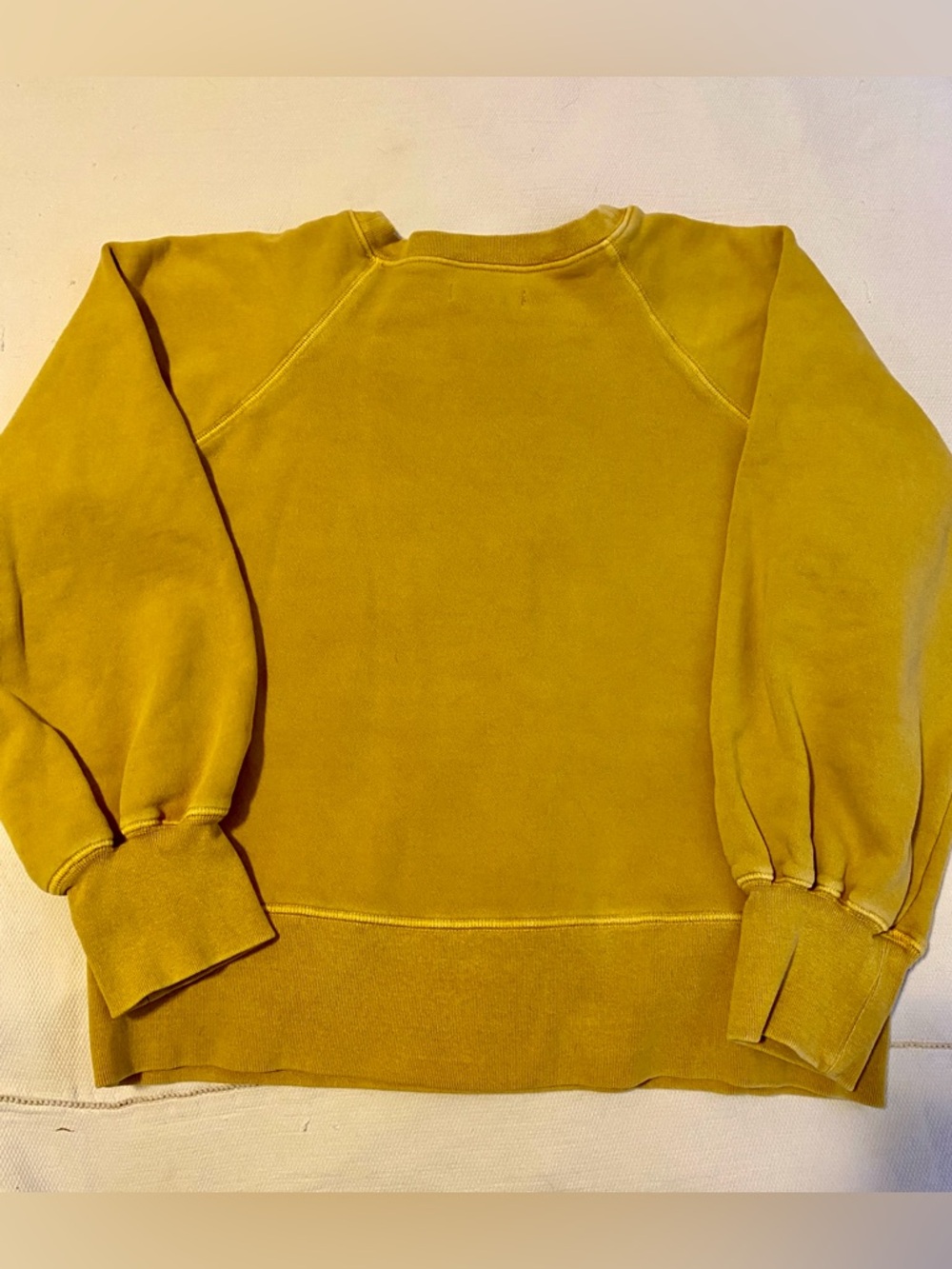 Rivet & Thread Balloon Sleeve Sweatshirt Yellow XL - Picture 8 of 8